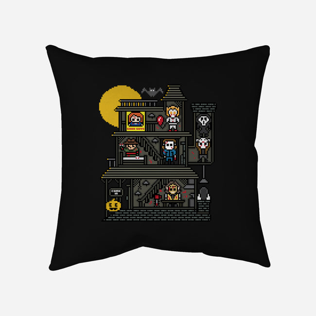 Haunted Pixels-None-Non-Removable Cover w Insert-Throw Pillow-jrberger