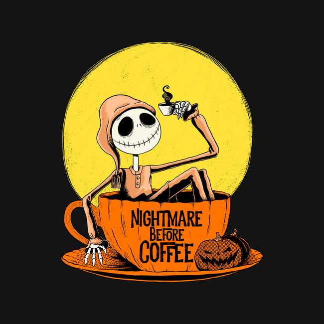 Nightmare Before Coffee-None-Removable Cover w Insert-Throw Pillow-ppmid