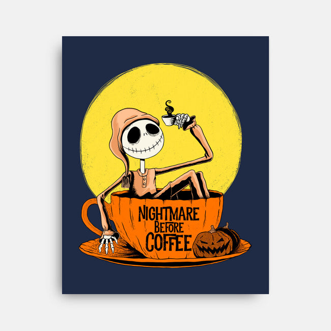 Nightmare Before Coffee-None-Stretched-Canvas-ppmid