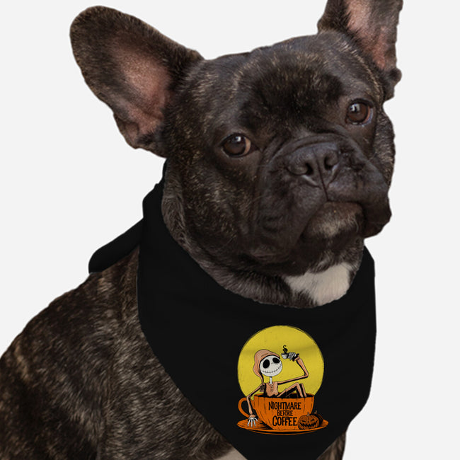 Nightmare Before Coffee-Dog-Bandana-Pet Collar-ppmid