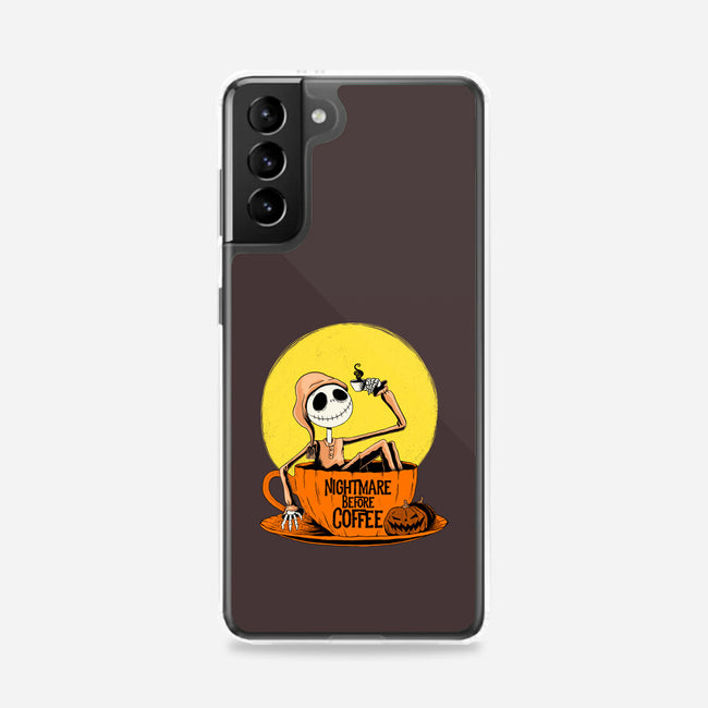 Nightmare Before Coffee-Samsung-Snap-Phone Case-ppmid