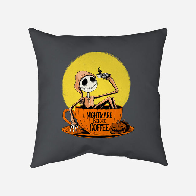 Nightmare Before Coffee-None-Removable Cover-Throw Pillow-ppmid