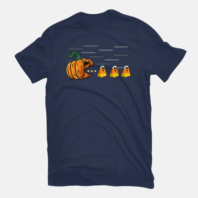 Candy Corn Hunter-Womens-Basic-Tee-Agaena