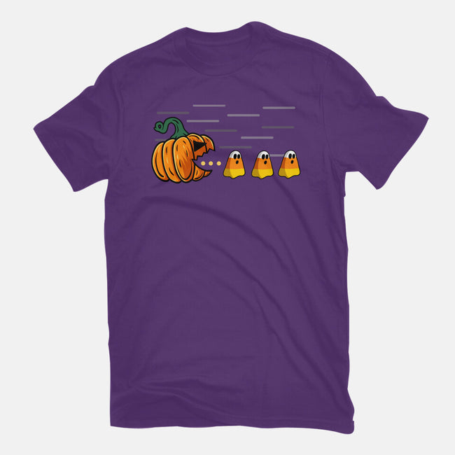 Candy Corn Hunter-Womens-Basic-Tee-Agaena