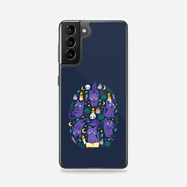 Magic Spell Cat-Samsung-Snap-Phone Case-Vallina84