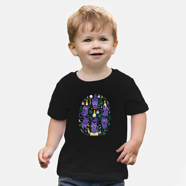 Magic Spell Cat-Baby-Basic-Tee-Vallina84