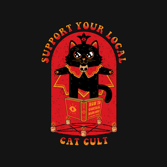 Support Your Local Cat Cult-Dog-Bandana-Pet Collar-danielmorris1993