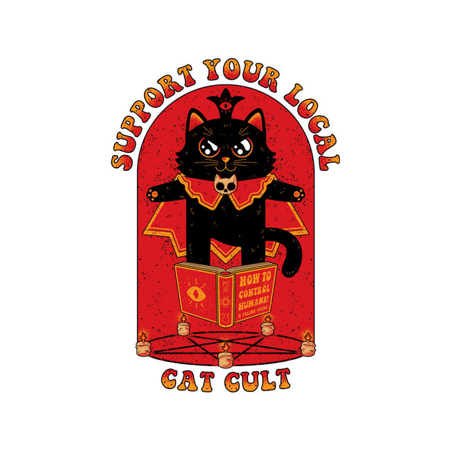 Support Your Local Cat Cult-None-Non-Removable Cover w Insert-Throw Pillow-danielmorris1993