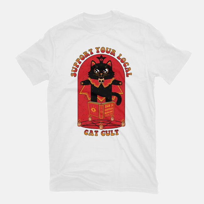 Support Your Local Cat Cult-Mens-Basic-Tee-danielmorris1993