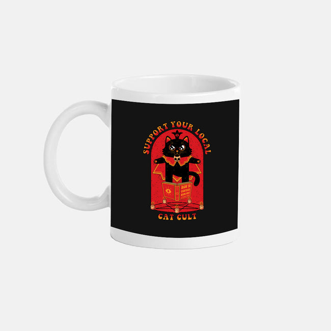 Support Your Local Cat Cult-None-Mug-Drinkware-danielmorris1993