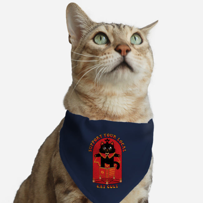 Support Your Local Cat Cult-Cat-Adjustable-Pet Collar-danielmorris1993