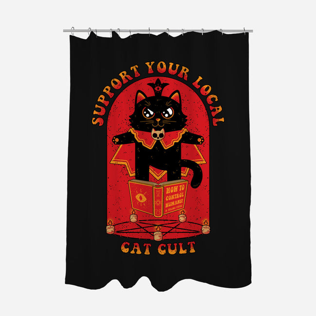 Support Your Local Cat Cult-None-Polyester-Shower Curtain-danielmorris1993