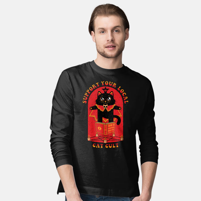 Support Your Local Cat Cult-Mens-Long Sleeved-Tee-danielmorris1993