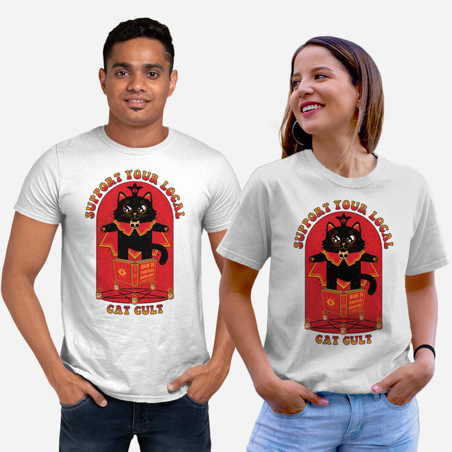 Support Your Local Cat Cult-Unisex-Basic-Tee-danielmorris1993