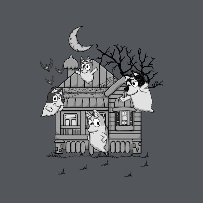 Bluey Haunted House-Unisex-Crew Neck-Sweatshirt-JamesQJO