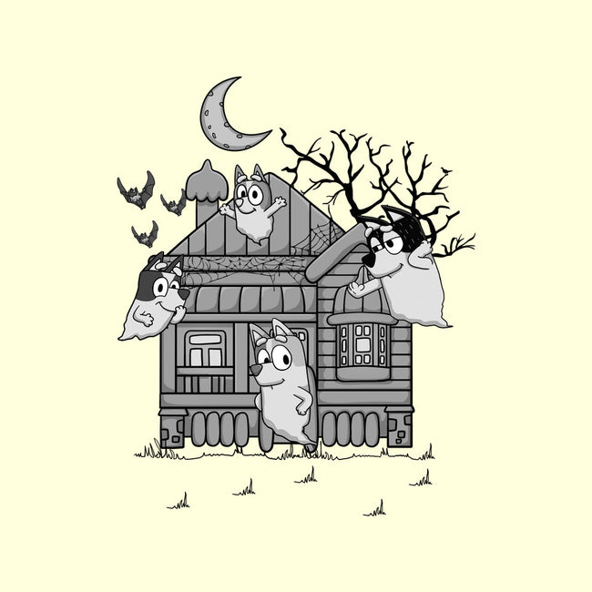 Bluey Haunted House-None-Stretched-Canvas-JamesQJO