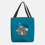 Bluey Haunted House-None-Basic Tote-Bag-JamesQJO