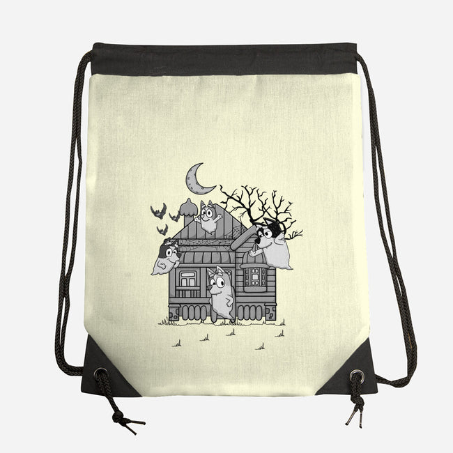 Bluey Haunted House-None-Drawstring-Bag-JamesQJO