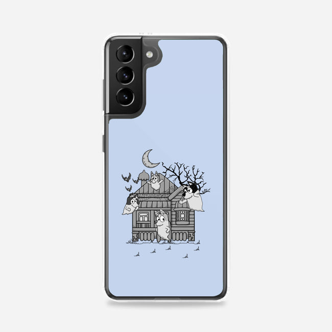 Bluey Haunted House-Samsung-Snap-Phone Case-JamesQJO