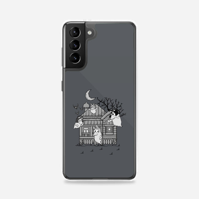 Bluey Haunted House-Samsung-Snap-Phone Case-JamesQJO