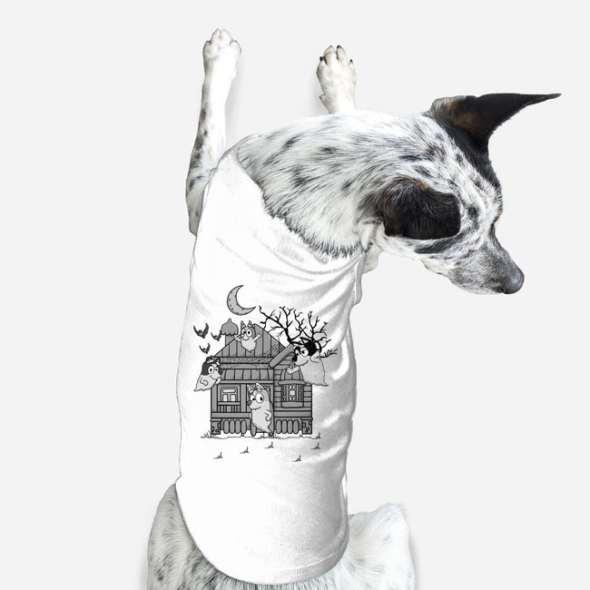Bluey Haunted House-Dog-Basic-Pet Tank-JamesQJO