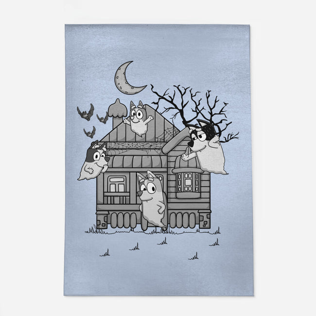 Bluey Haunted House-None-Outdoor-Rug-JamesQJO