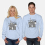 Bluey Haunted House-Unisex-Crew Neck-Sweatshirt-JamesQJO