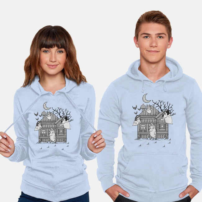 Bluey Haunted House-Unisex-Pullover-Sweatshirt-JamesQJO