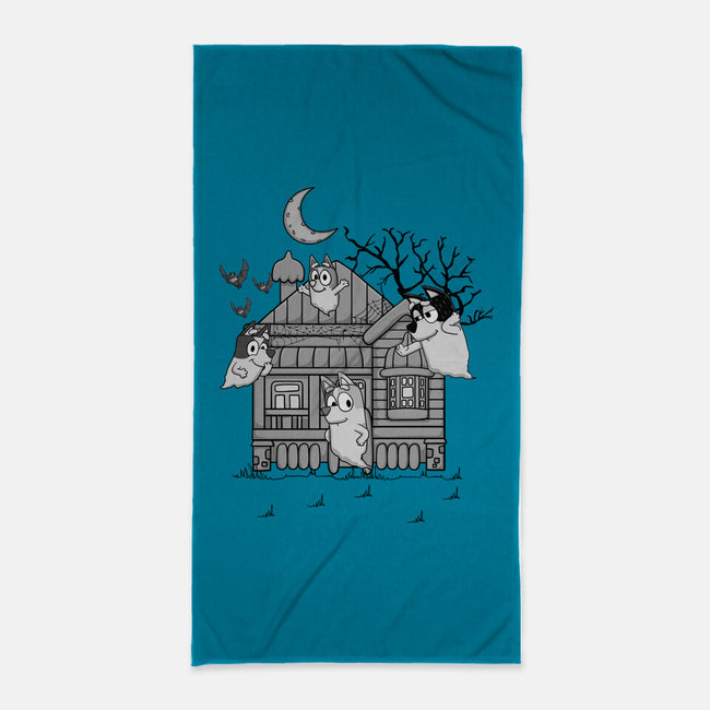 Bluey Haunted House-None-Beach-Towel-JamesQJO