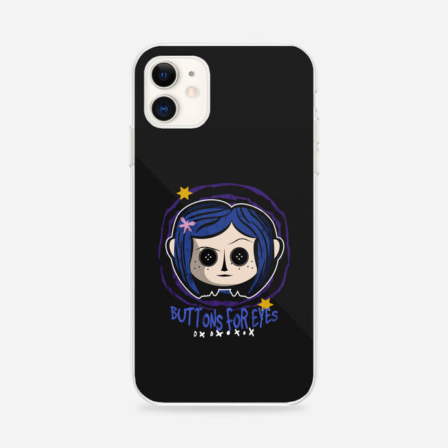 Buttons For Eyes-iPhone-Snap-Phone Case-Liewrite