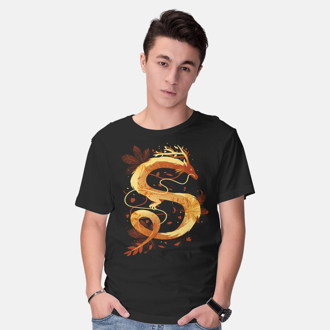 Autumn Dragon-Mens-Basic-Tee-IKILO