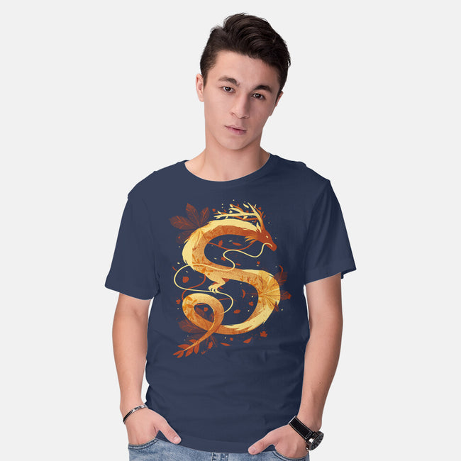 Autumn Dragon-Mens-Basic-Tee-IKILO