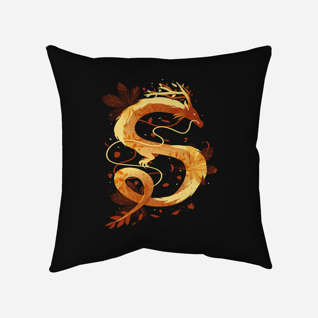 Autumn Dragon-None-Removable Cover w Insert-Throw Pillow-IKILO
