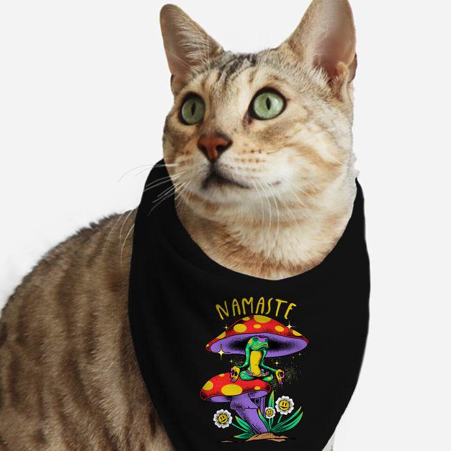 Namaste Meditation-Cat-Bandana-Pet Collar-heydale