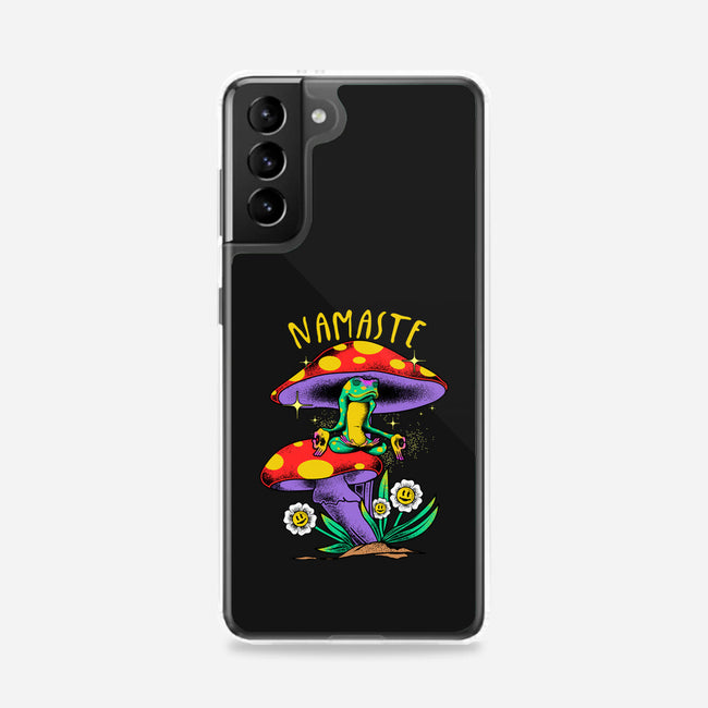 Namaste Meditation-Samsung-Snap-Phone Case-heydale