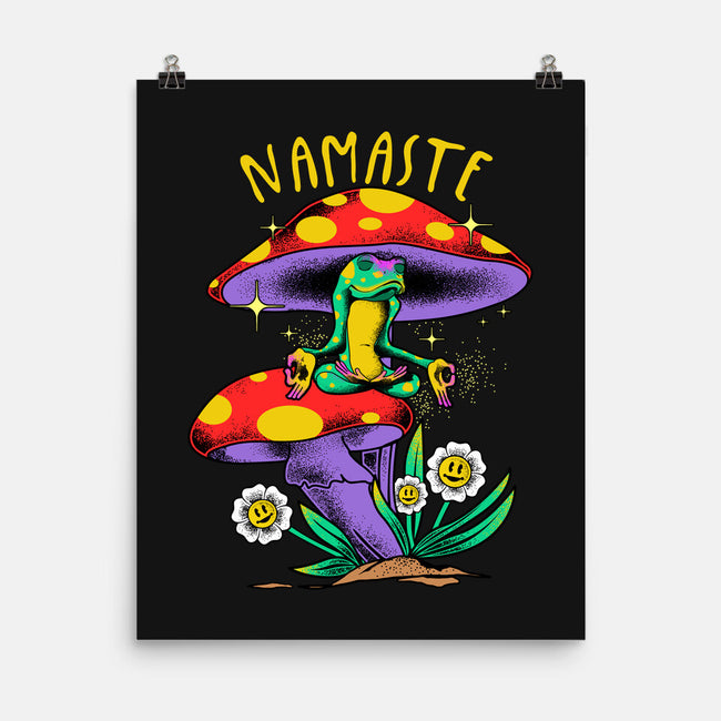 Namaste Meditation-None-Matte-Poster-heydale