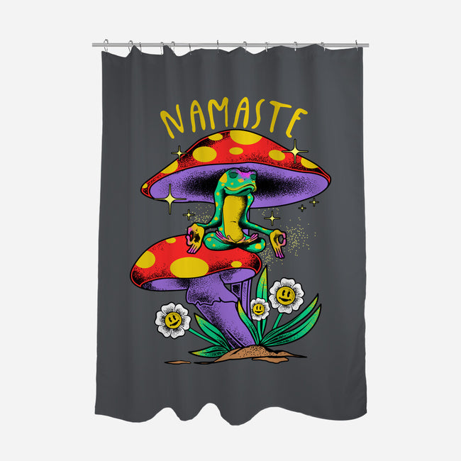 Namaste Meditation-None-Polyester-Shower Curtain-heydale