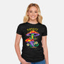 Namaste Meditation-Womens-Fitted-Tee-heydale