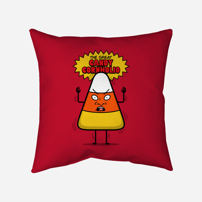 The Great Candy Cornholio-None-Removable Cover-Throw Pillow-Boggs Nicolas