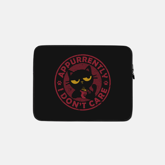 Appurrently I Don't Care-None-Zippered-Laptop Sleeve-erion_designs