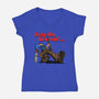 Keep On Groovin-Womens-V-Neck-Tee-Boggs Nicolas