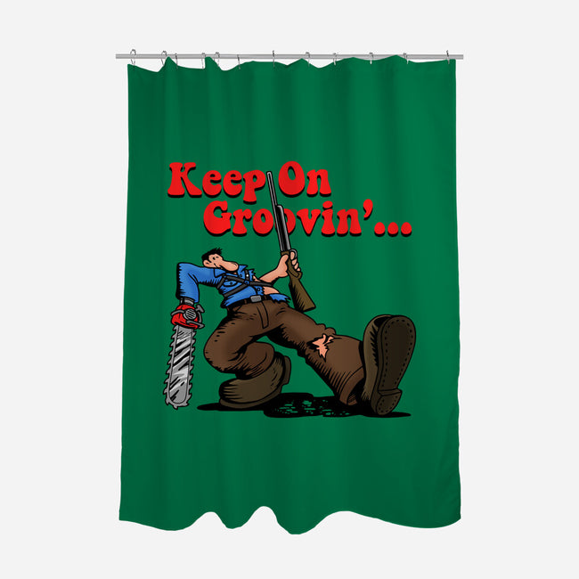 Keep On Groovin-None-Polyester-Shower Curtain-Boggs Nicolas