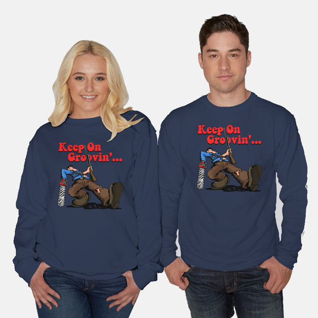 Keep On Groovin-Unisex-Crew Neck-Sweatshirt-Boggs Nicolas