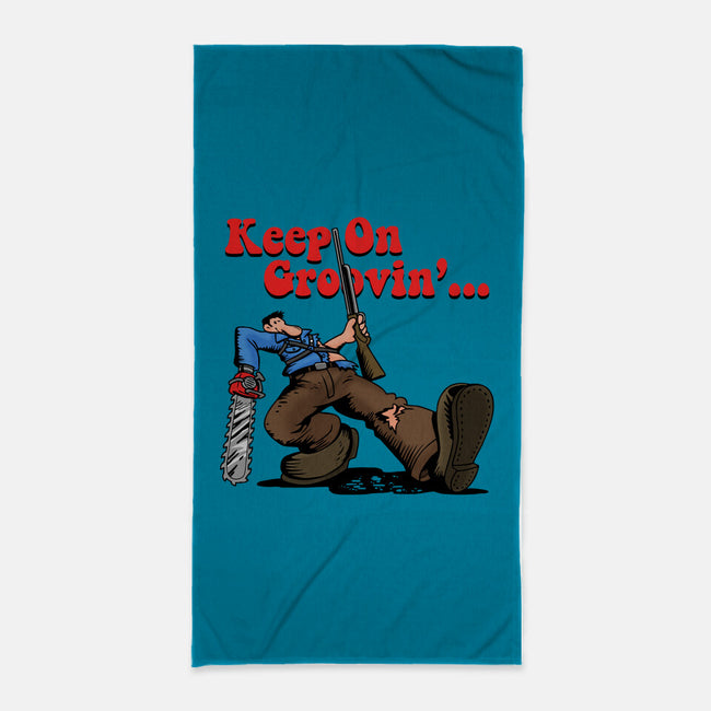 Keep On Groovin-None-Beach-Towel-Boggs Nicolas