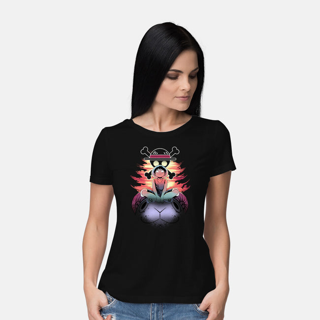 The Future King Of Pirates-Womens-Basic-Tee-fanfabio