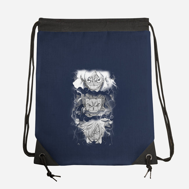 The Monster Trio-None-Drawstring-Bag-fanfabio