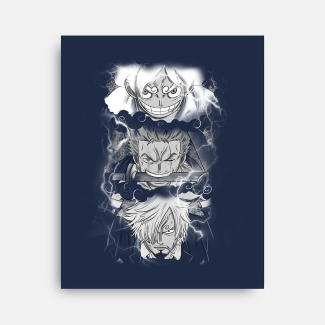The Monster Trio-None-Stretched-Canvas-fanfabio