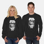 The Monster Trio-Unisex-Crew Neck-Sweatshirt-fanfabio