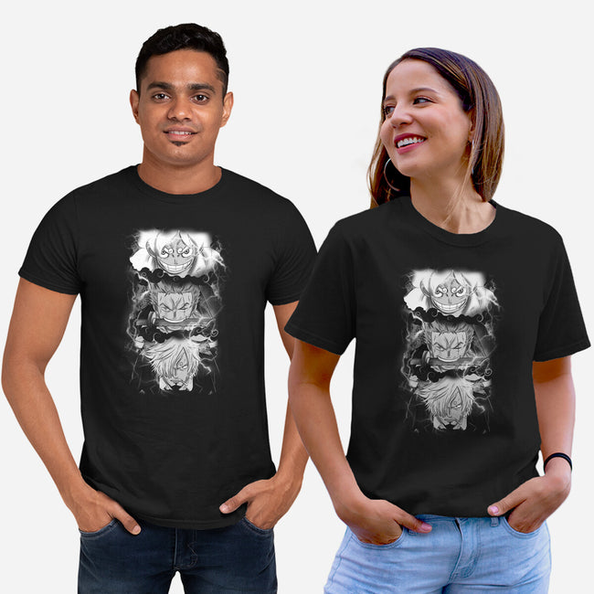 The Monster Trio-Unisex-Basic-Tee-fanfabio