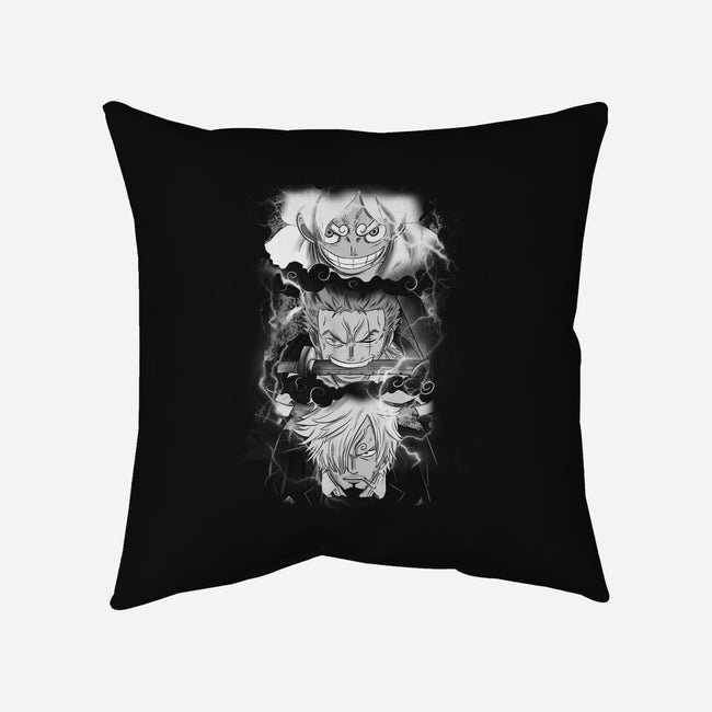 The Monster Trio-None-Removable Cover w Insert-Throw Pillow-fanfabio
